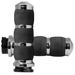 Poignées moto AVON AIR CUSHIONED GRIPS Harley-Davidson Chrome