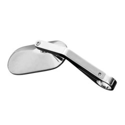 Rétroviseur embout de guidon HIGHSIDER AGILA Chrome