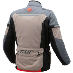 Veste moto T.UR WAYPOINT HYDROSCUD Sable/Gris 2