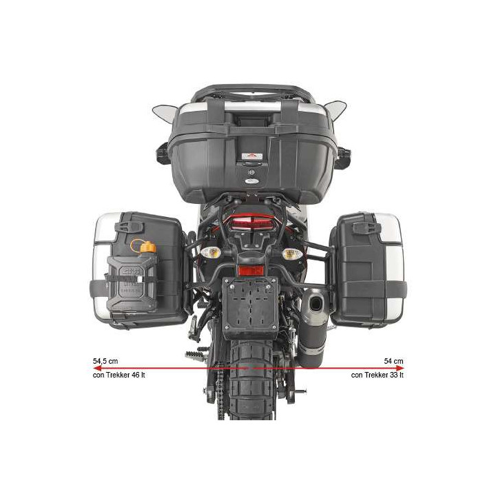 Support valises Givi MONOKEY PLO2145MK Yamaha 700 Ténéré 2021-2024
