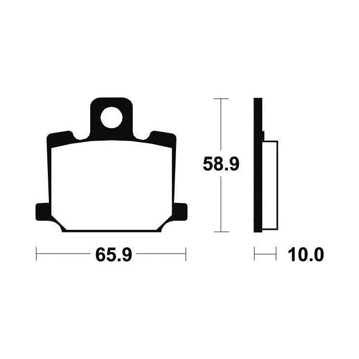 BENDIX MA35 organic brake pads