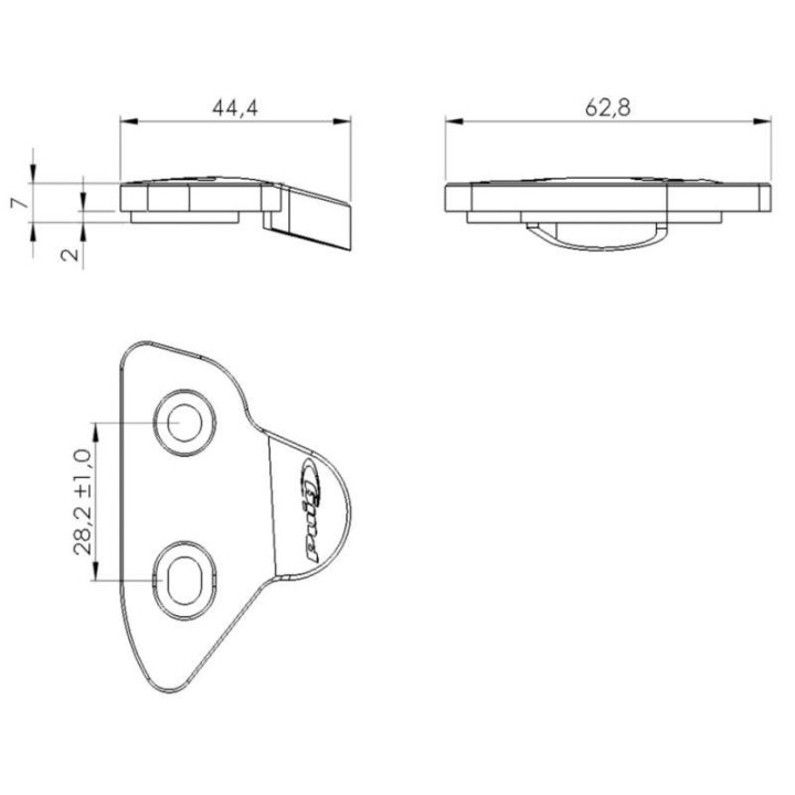 Cache-orifices de rétroviseurs Puig 3845N Yamaha YZF-R6/R7/R1