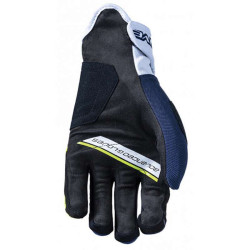 Gants moto cross Five E3 EVO Jaune/Bleu 2