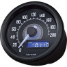 Compteur vintage leds Daytona DARK VELONA 200 Km/h
