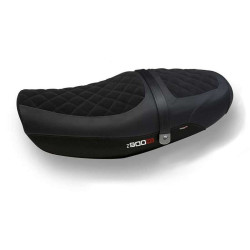 Seat cover Tappezzeria NATAL TOTAL BLACK VELVET COMFORT SYSTEM Kawasaki Z900RS 18-
