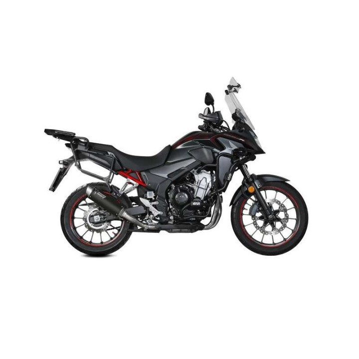 Mivv GP PRO approved muffler Inox black (H.084.LXBP) Honda CB500X