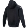 Alpinestars CHROME IGNITION motorcycle sweatshirt Black/Red Fluo