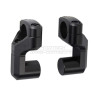 Rehausseur universel avec déport réglable pour guidon 28 mm SW-Motech VARIO BARBACK