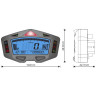 Compteur de vitesse KOSO DB-03R Racing (BA038010)