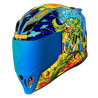Icon AIRFLITE BUGOID BLITZ BLUE motorcycle helmet