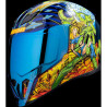 Icon AIRFLITE BUGOID BLITZ BLUE motorcycle helmet