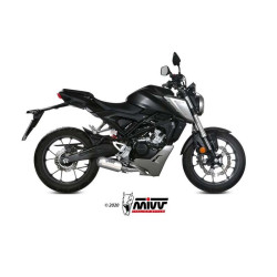 Ligne complète Mivv MK3 inox (H.076.SM3X) Honda CB125R Neo Sports Café 2