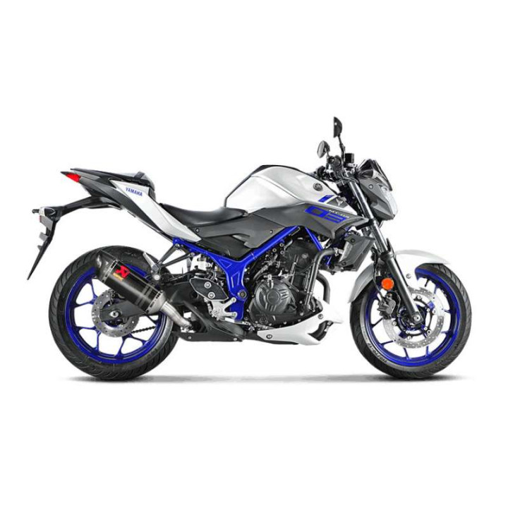 Silencieux homologué Akrapovic Carbone Yamaha MT-03 16-
