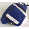 Tapis de réservoir Bagster bleu/bandes marine et blanches (1180A) Suzuki DR800 S