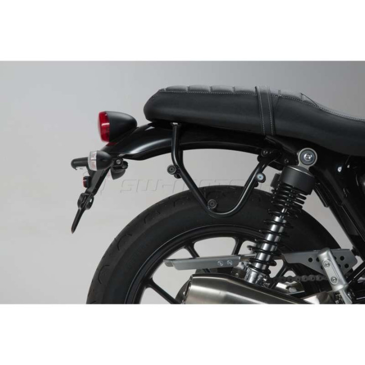 Sacoches cavalières SW-Motech LEGEND GEAR LC1 + écarteurs SLC Triumph STREET TWIN