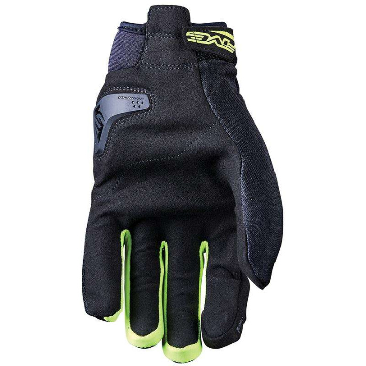 Five GLOBE EVO Gloves Black / Fluorescent yellow