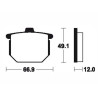 BENDIX MA8 organic brake pads