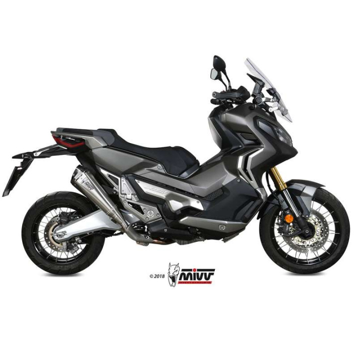 Silencieux Homologué Mivv DELTA RACE Inox (H.066.LDRX) Honda X-ADV 750