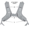 TRAIL POCKETS accessory pouches for Kriega backpacks