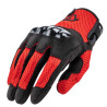 Gants moto d'été Acerbis RAMSEY MY VENTED Noir/Rouge