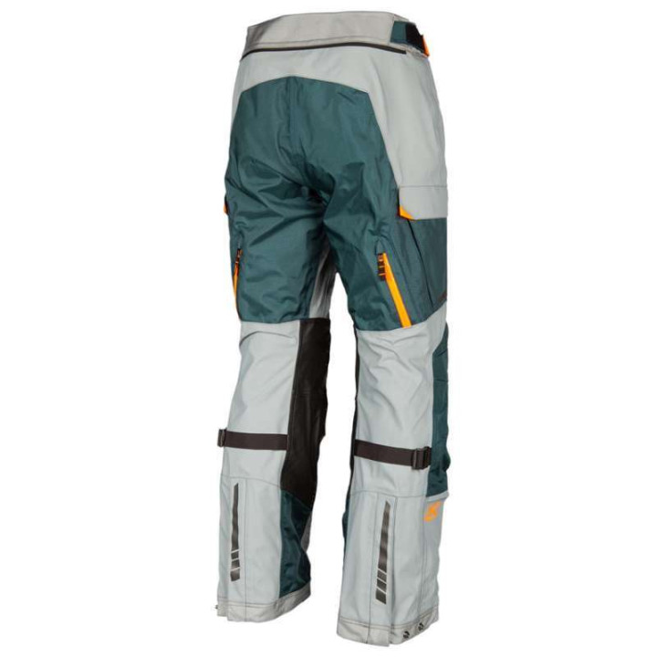 Pantalon moto Klim CARLSBAD Petrol Strike Orange - Jambes courtes