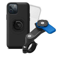 Pack Quad Lock Handlebar Mount + coque MAG iPhone 12/12 Pro + protection pluie