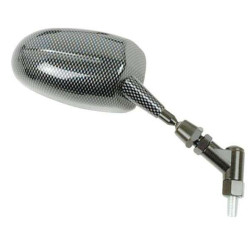 Vparts F1 Oval straight carbon motorcycle mirror