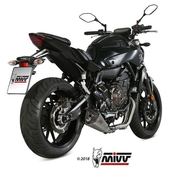 Ligne complète Mivv DELTA RACE Inox (Y.044.LDRX) Yamaha MT-07