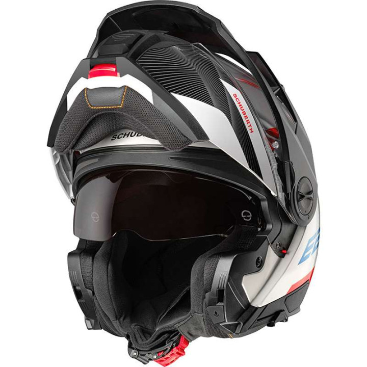 Casque modulable Schuberth E2 DEFENDER WHITE