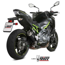 Mivv GP PRO approved muffler Inox black (K.045.LXBP) Kawasaki Z900 2