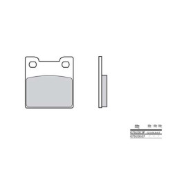 BREMBO organic brake pads 07SU2007