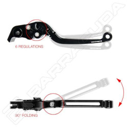 Leviers frein et embrayage Barracuda Kawasaki Z750 / Z800 2
