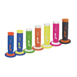 Poignées moto cross ProGrip 791 (Base blanche ou fluo)