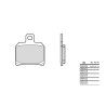 Rear brake pads BREMBO 07004XS