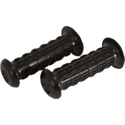 Poignées guidon vintage EMGO KAWASAKI 22 mm Noir