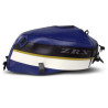 Tapis de réservoir Bagster bleu/noir/blanc/bande or (1337T) Kawasaki ZRX1200 R
