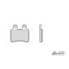 Ceramic carbon brake pads BREMBO 07048CC