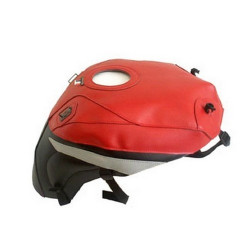 Tapis de réservoir Bagster rouge/noir/ligne grise claire (1356F) Yamaha FZS600 Fazer
