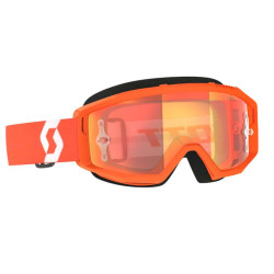 Masque cross Scott PRIMAL 2023 Orange/White - Chrome