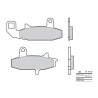 BREMBO organic brake pads 07SU1509