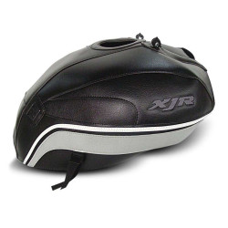 Tapis de réservoir Bagster noir/bande grise et blanche (1447O) Yamaha XJR1300