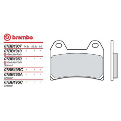 Brembo organic brake pads 07BB1907
