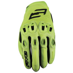 Gants moto d'été Five STUNT EVO 2 Jaune Fluo