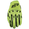 Gants moto d'été Five STUNT EVO 2 Jaune Fluo