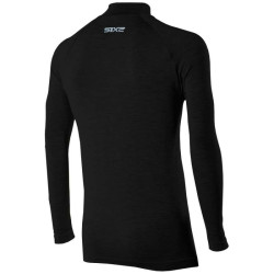 Maillot thermique moto SIXS TS3 MERINOS BLACK 2