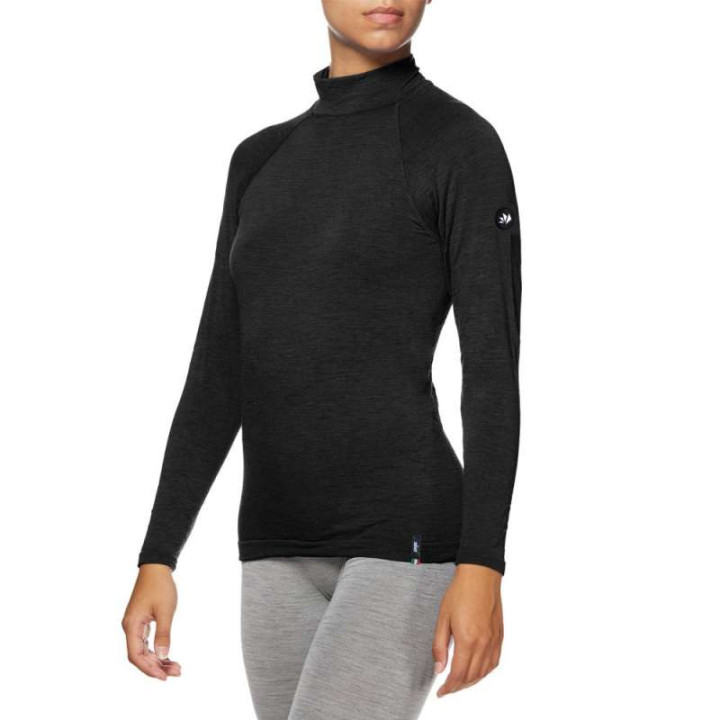 Maillot thermique moto SIXS TS3 MERINOS BLACK