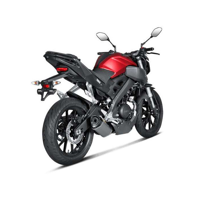 Ligne complète Akrapovic RACING Titane/Carbone Yamaha MT-125 / YZF-R125 -18
