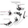 Intercom Sena 10U + RC4 pour Shoei NEOTEC (kit pour 1 casque)