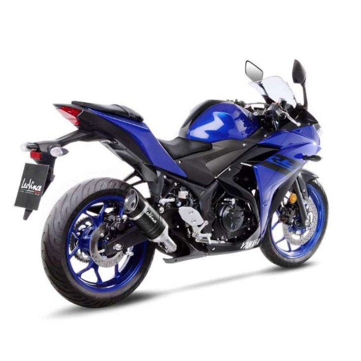 LeoVince LV PRO Carbon approved muffler (14258E) Yamaha YZF-R3