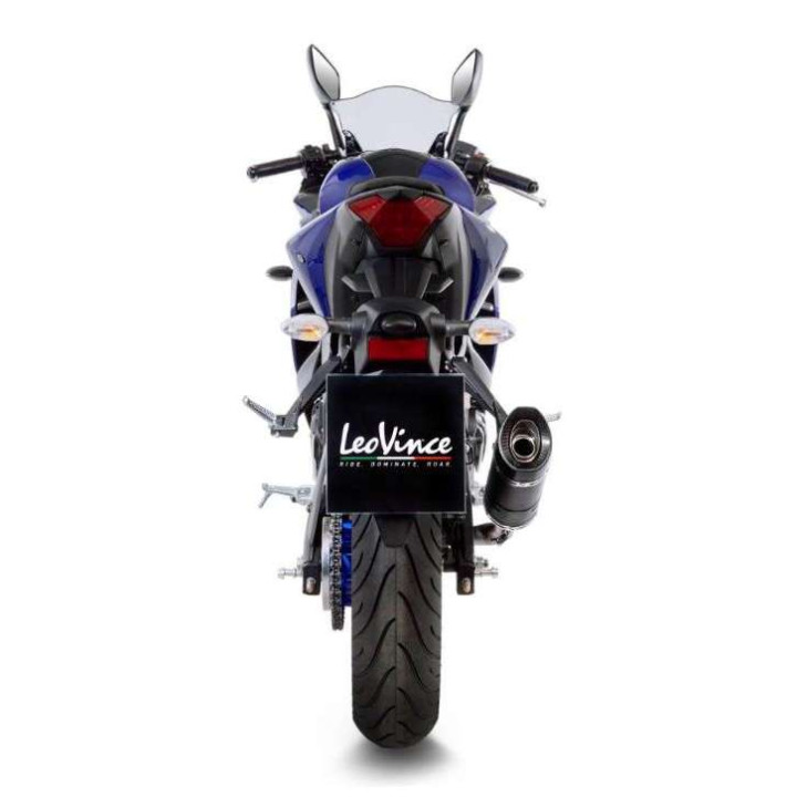 LeoVince LV PRO Carbon approved muffler (14258E) Yamaha YZF-R3